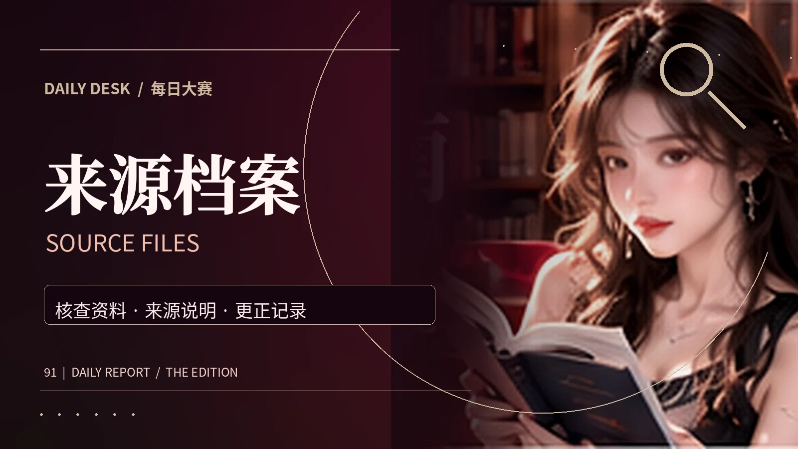 来源核查与资料整理